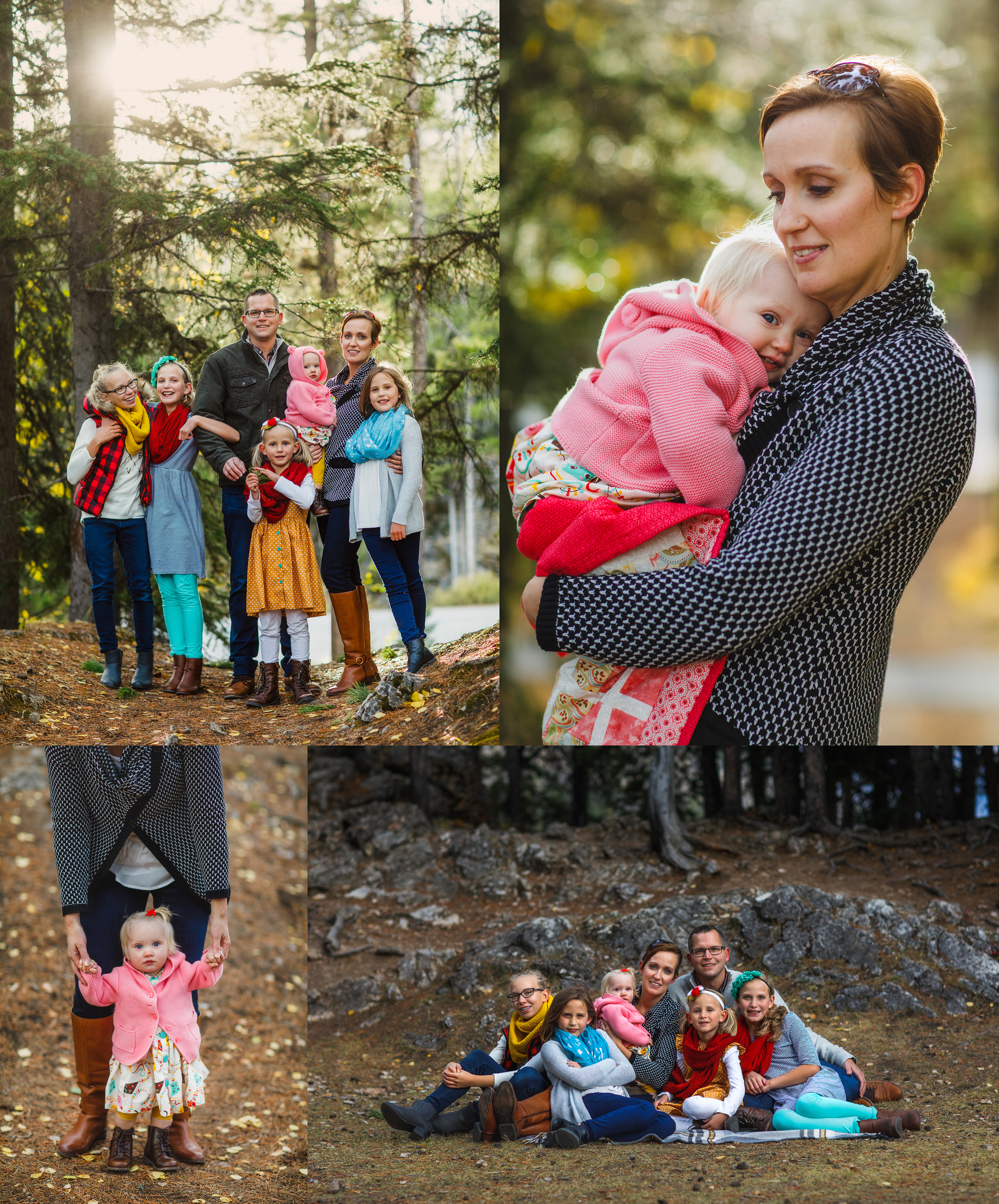 family photos taken in Banff by Calgary photographer Kelly MacDonald