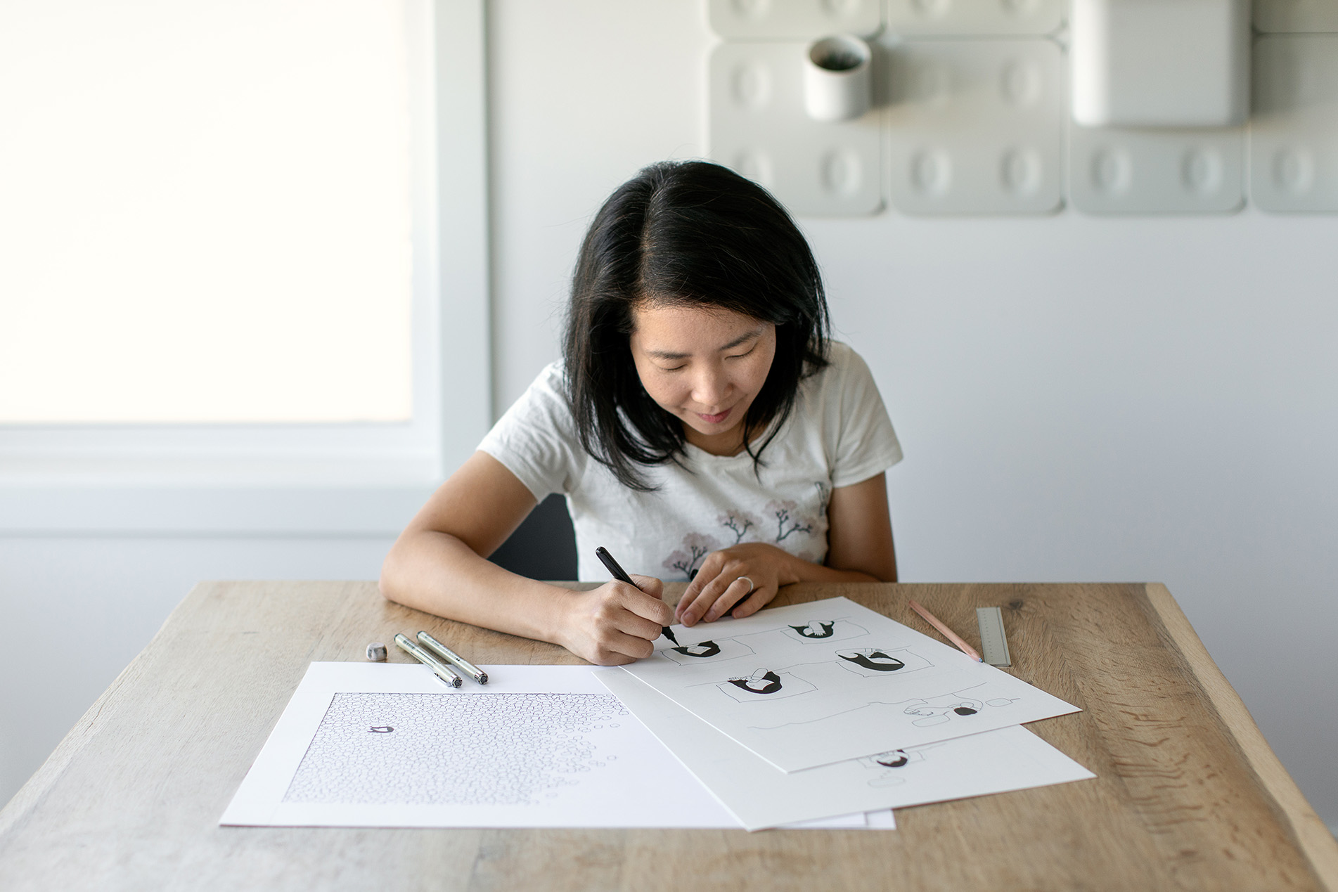 Headshot of author and illustrator Teresa Wong